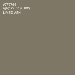 #7F7766 - Limed Ash Color Image